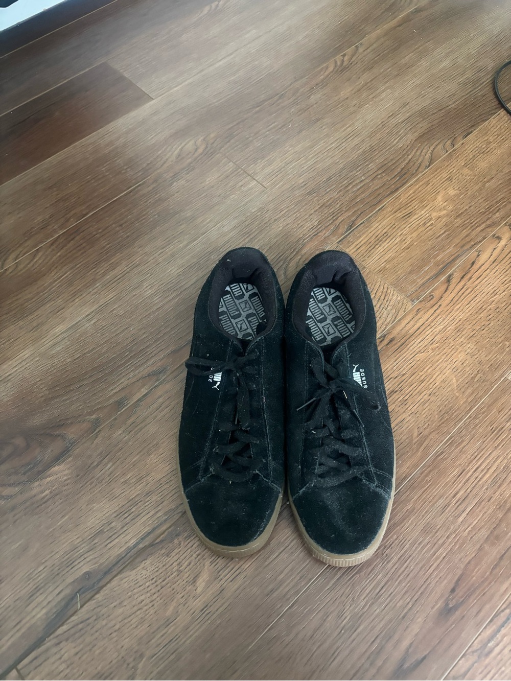 Puma Black Suede Sneakers
